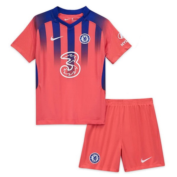 Camiseta Chelsea Replica Tercera Ropa Niños 2020/21 Naranja